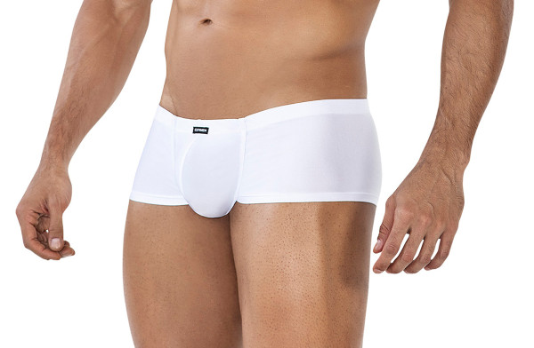 Weißer Hipster Brief Männer Slip blickdicht knapp geschnitten Herren Underpants