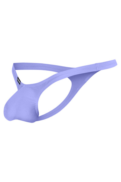 Lila knapper Herren String blickdicht aus Mikrofaser elastisch