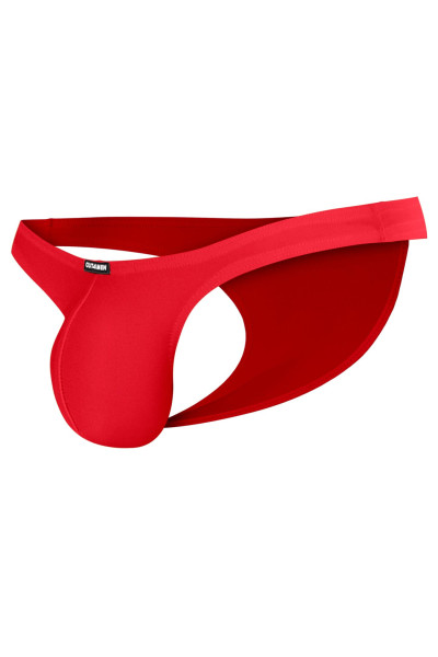 Roter Männer Capri Brief Herren Slip blickdicht aus Mikrofaser elastisch