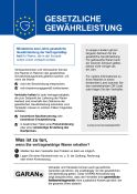 Gesetzliche EU-Gewährleistung