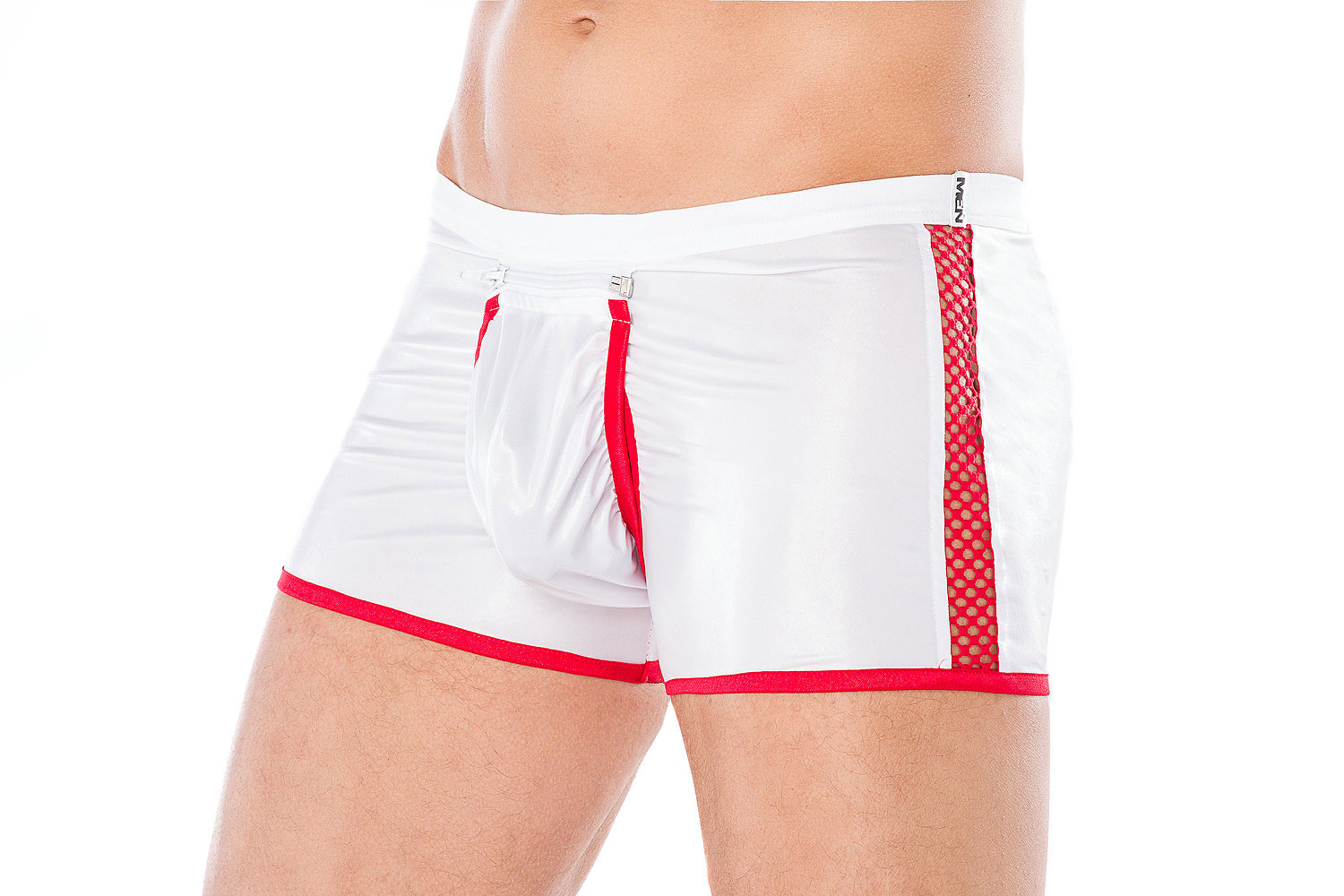 Herren Kostüm Set Weiß Doktor Wetlook Boxershorts Männer Shorts Hemd  S/M 5 XL 